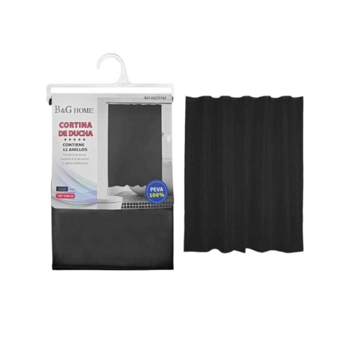 Κουρτίνα μπάνιου - Black - 1.8x2m - 25762 Κουρτίνα μπάνιου - Black - 1.8x2m - 25762