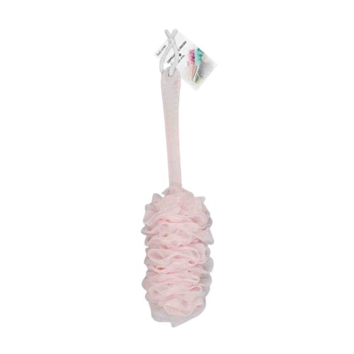 Σφουγγάρι μπάνιου δίχτυ με λαβή - Light Pink - 26186 Σφουγγάρι μπάνιου δίχτυ με λαβή - Light Pink - 26186