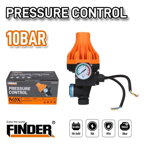 Ηλεκτρικός ελεγκτής πίεσης νερού - 1100W - Finder - 198604 Ηλεκτρικός ελεγκτής πίεσης νερού - 1100W - Finder - 198604