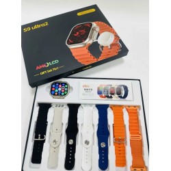 Σετ Smartwatch με 7 λουράκια - S9 Ultra 2 - 064724