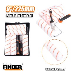 Σετ ρολό βαψίματος με ανταλλακτικά & πινέλο - 9" - 7pcs - Finder - 195369