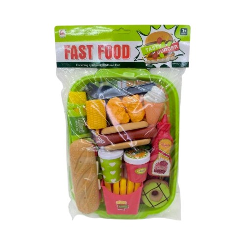 Παιδικό σετ Fast Food - 24pcs - 6629-6 - 502183 Παιδικό σετ Fast Food - 24pcs - 6629-6 - 502183