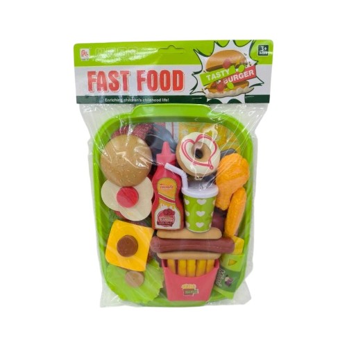 Παιδικό σετ Fast Food - 24pcs - 6629-1 - 502184 Παιδικό σετ Fast Food - 24pcs - 6629-1 - 502184