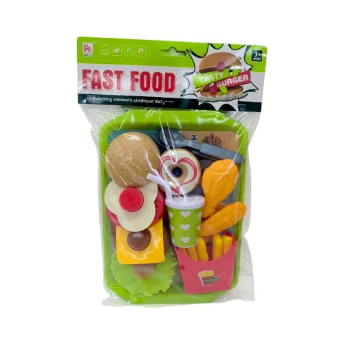 Παιδικό σετ Fast Food - 21pcs - 6628-3 - 502185 Παιδικό σετ Fast Food - 21pcs - 6628-3 - 502185