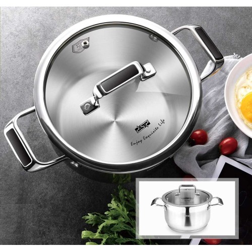 Κατσαρόλα ανοξείδωτη με καπάκι - 9.4L - CS002-B28 - DSP - 560393 Κατσαρόλα ανοξείδωτη με καπάκι - 9.4L - CS002-B28 - DSP - 560393