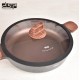 Ρηχή κατσαρόλα αντικολλητική με καπάκι - 3.9L - CA004-BS28-Black - DSP - 563776 Ρηχή κατσαρόλα αντικολλητική με καπάκι - 3.9L - CA004-BS28-Black - DSP - 563776