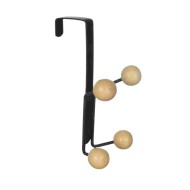 Μεταλλική κρεμάστρα πόρτας 4 θέσεων - 57893