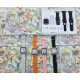 Σετ Smartwatch με 3 λουράκια - Z02 Mini - 064991 - Orange Σετ Smartwatch με 3 λουράκια - Z02 Mini - 064991 - Orange