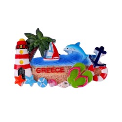 Tουριστικό μαγνητάκι Souvenir – Σετ 12pcs - Resin Magnet - Greece - 678053 Tουριστικό μαγνητάκι Souvenir – Σετ 12pcs - Resin Magnet - Greece - 678053