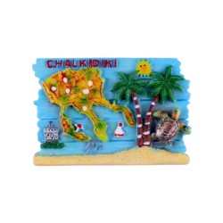 Tουριστικό μαγνητάκι Souvenir – Σετ 12pcs - Resin Magnet - Chalkidiki - 678076 Tουριστικό μαγνητάκι Souvenir – Σετ 12pcs - Resin Magnet - Chalkidiki - 678076