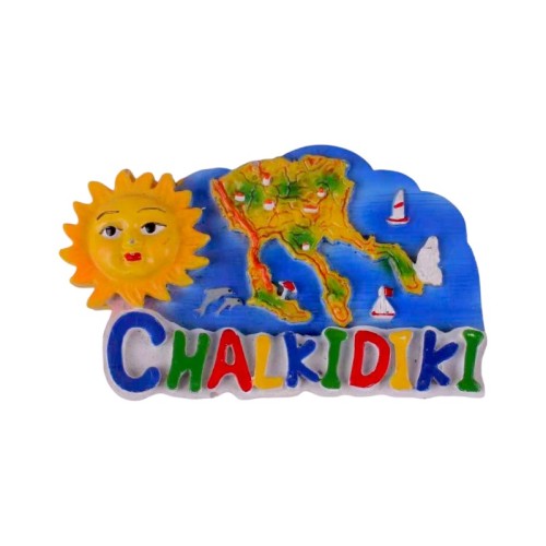Tουριστικό μαγνητάκι Souvenir – Σετ 12pcs - Resin Magnet - Chalkidiki - 678089 Tουριστικό μαγνητάκι Souvenir – Σετ 12pcs - Resin Magnet - Chalkidiki - 678089