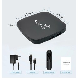 Android TV Box - MX10 4K 5G - 814956