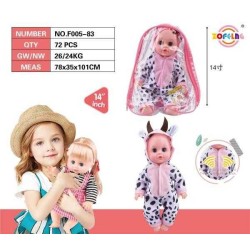 Κούκλα μωρό με ήχο - F005-83-14" - 215389