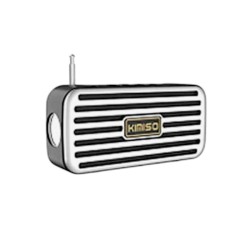 Ασύρματο ηχείο Bluetooth με φακό - KMS-03A - 885888 - Silver Ασύρματο ηχείο Bluetooth με φακό - KMS-03A - 885888 - Silver