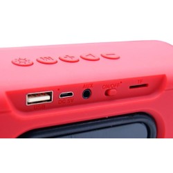 Ασύρματο ηχείο Bluetooth - KMS-123 - 886106 - Red Ασύρματο ηχείο Bluetooth - KMS-123 - 886106 - Red
