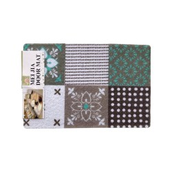 Πατάκι εισόδου - 38x58cm - 915541 - Green/Grey