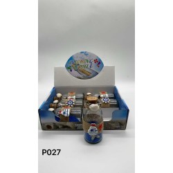 Διακοσμητικό Souvenir - Μπουκαλάκι με κοχύλια - 6pcs - 251742