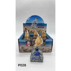 Διακοσμητικό Souvenir - Μπουκαλάκι με κοχύλια - 6pcs - 251759