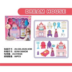 Κάστρο πριγκίπισσας με αξεσουάρ - 138 - 215296