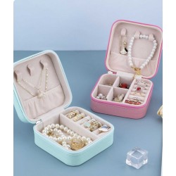 Θήκη οργάνωσης κοσμημάτων mini με φερμουάρ - LD1006 - 922132 - Light Pink