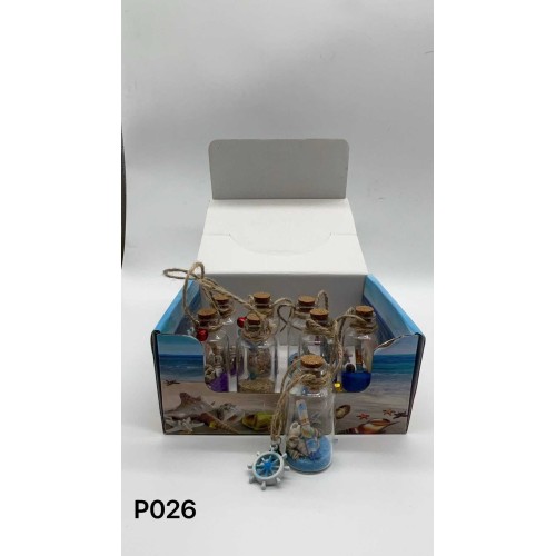 Διακοσμητικό Souvenir - Μπουκαλάκι με κοχύλια - 20pcs - 251735 Διακοσμητικό Souvenir - Μπουκαλάκι με κοχύλια - 20pcs - 251735