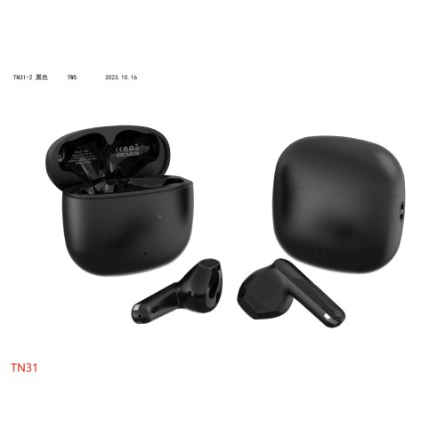 Ασύρματα ακουστικά Bluetooth με θήκη φόρτισης - TN-31 - 721760 - Black Ασύρματα ακουστικά Bluetooth με θήκη φόρτισης - TN-31 - 721760 - Black
