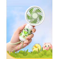 Επαναφορτιζόμενος ανεμιστήρας χειρός mini - MU052A - 033176 - Green