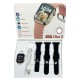 Σετ Smartwatch με 3 λουράκια - LG77 Mini - 064908 - Black Σετ Smartwatch με 3 λουράκια - LG77 Mini - 064908 - Black