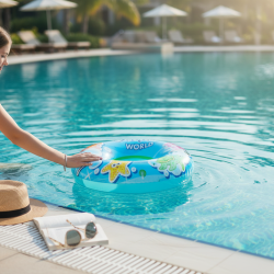 Παιδικό φουσκωτό σωσίβιο - 90cm - 155010 - Blue