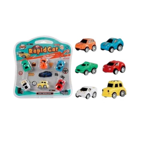 Σετ mini αυτοκινητάκια - 6pcs - 265-13C - 215278 Σετ mini αυτοκινητάκια - 6pcs - 265-13C - 215278