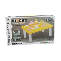 Σετ πάγκος κατασκευών DIY με τουβλάκια - 987-1 - 215585