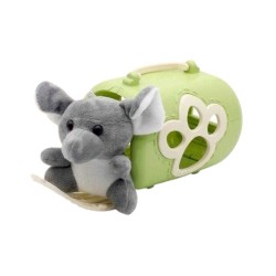 Λούτρινο ελεφαντάκι με τσάντα μεταφοράς και αξεσουάρ - 2F626-F - 215596 Λούτρινο ελεφαντάκι με τσάντα μεταφοράς και αξεσουάρ - 2F626-F - 215596