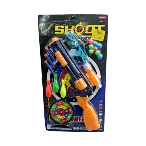 Παιδικό όπλο στόχου με μαλακές σφαίρες - Soft Gun - 579-72 - 215602 Παιδικό όπλο στόχου με μαλακές σφαίρες - Soft Gun - 579-72 - 215602