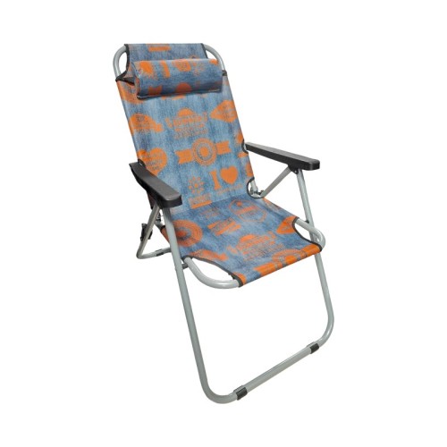 Πτυσσόμενη καρέκλα camping - 1680NZ - 241804 - Blue/Orange Πτυσσόμενη καρέκλα camping - 1680NZ - 241804 - Blue/Orange