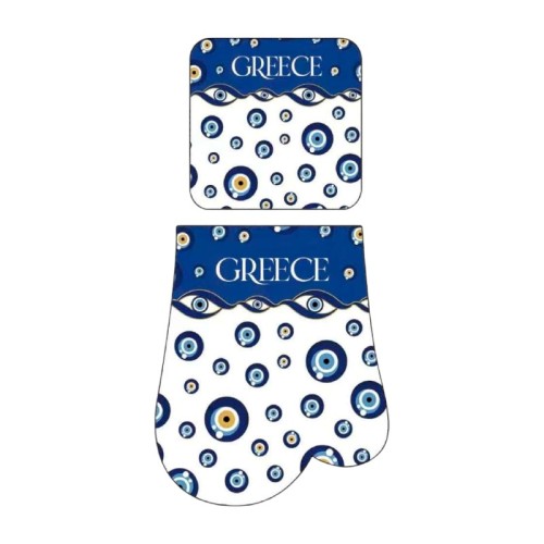 Σετ γάντι & πιάστρα φούρνου Souvenir - Greece - 241842 Σετ γάντι & πιάστρα φούρνου Souvenir - Greece - 241842