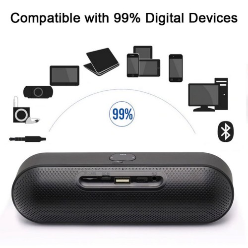 Ασύρματο ηχείο Bluetooth - S812 - 308183 - Gold Ασύρματο ηχείο Bluetooth - S812 - 308183 - Gold