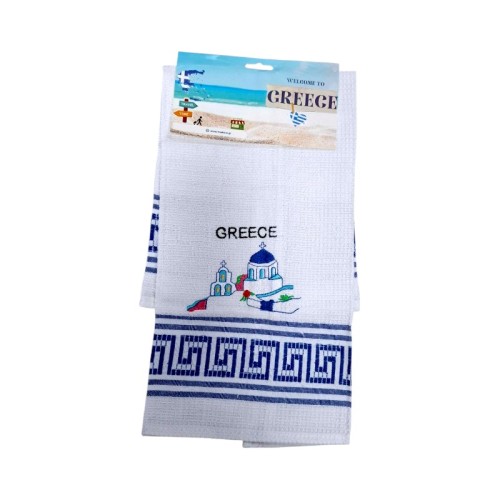 Πετσέτα ποτηρόπανο Souvenir με κέντημα - Σετ 12pcs - Greece - 416020 Πετσέτα ποτηρόπανο Souvenir με κέντημα - Σετ 12pcs - Greece - 416020