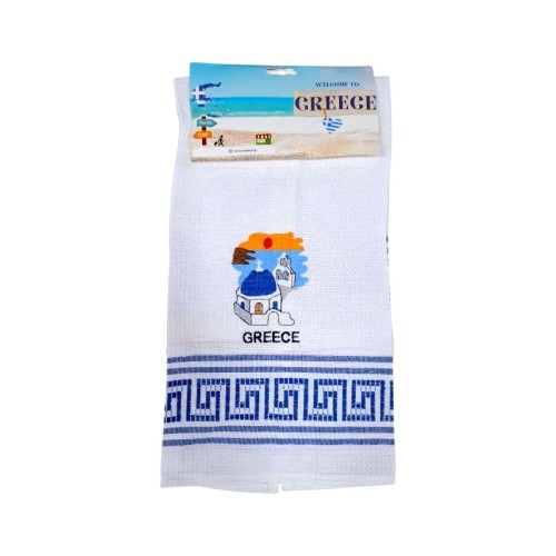 Πετσέτα ποτηρόπανο Souvenir με κέντημα - Σετ 12pcs - Greece - 416037 Πετσέτα ποτηρόπανο Souvenir με κέντημα - Σετ 12pcs - Greece - 416037