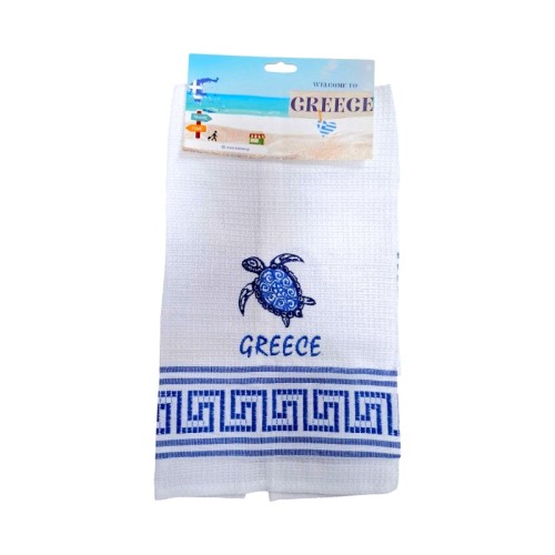 Πετσέτα ποτηρόπανο Souvenir με κέντημα - Σετ 12pcs - Greece - 416044 Πετσέτα ποτηρόπανο Souvenir με κέντημα - Σετ 12pcs - Greece - 416044