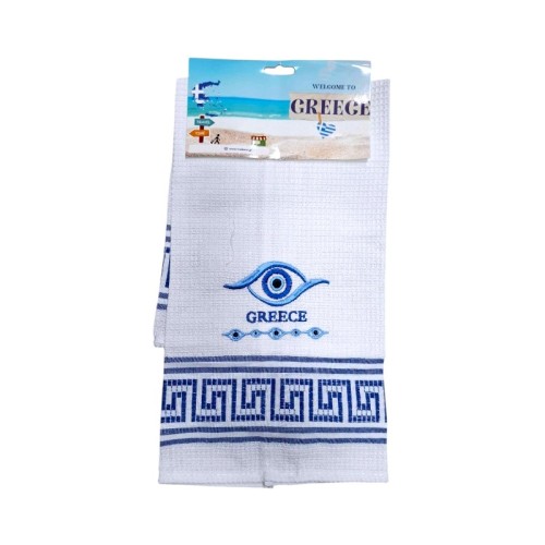 Πετσέτα ποτηρόπανο Souvenir με κέντημα - Σετ 12pcs - Greece - 416068 Πετσέτα ποτηρόπανο Souvenir με κέντημα - Σετ 12pcs - Greece - 416068