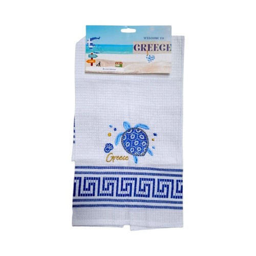 Πετσέτα ποτηρόπανο Souvenir με κέντημα - Σετ 12pcs - Greece - 416075 Πετσέτα ποτηρόπανο Souvenir με κέντημα - Σετ 12pcs - Greece - 416075