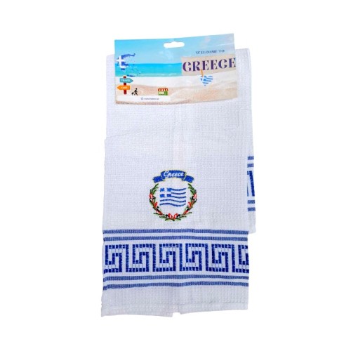 Πετσέτα ποτηρόπανο Souvenir με κέντημα - Σετ 12pcs - Greece - 416082 Πετσέτα ποτηρόπανο Souvenir με κέντημα - Σετ 12pcs - Greece - 416082