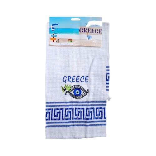 Πετσέτα ποτηρόπανο Souvenir με κέντημα - Σετ 12pcs - Greece - 416105 Πετσέτα ποτηρόπανο Souvenir με κέντημα - Σετ 12pcs - Greece - 416105