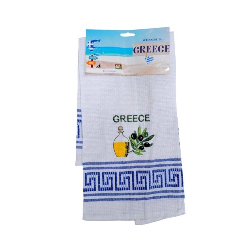 Πετσέτα ποτηρόπανο Souvenir με κέντημα - Σετ 12pcs - Greece - 416129 Πετσέτα ποτηρόπανο Souvenir με κέντημα - Σετ 12pcs - Greece - 416129