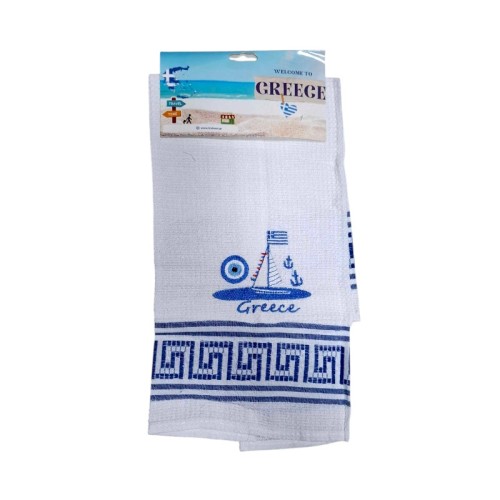 Πετσέτα ποτηρόπανο Souvenir με κέντημα - Σετ 12pcs - Greece - 416150 Πετσέτα ποτηρόπανο Souvenir με κέντημα - Σετ 12pcs - Greece - 416150