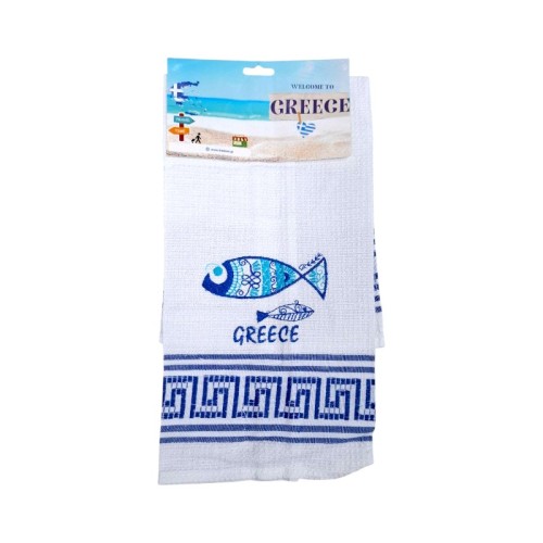 Πετσέτα ποτηρόπανο Souvenir με κέντημα - Σετ 12pcs - Greece - 416167 Πετσέτα ποτηρόπανο Souvenir με κέντημα - Σετ 12pcs - Greece - 416167