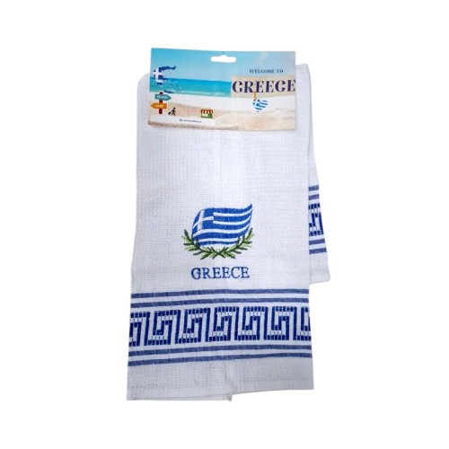 Πετσέτα ποτηρόπανο Souvenir με κέντημα - Σετ 12pcs - Greece - 416174 Πετσέτα ποτηρόπανο Souvenir με κέντημα - Σετ 12pcs - Greece - 416174