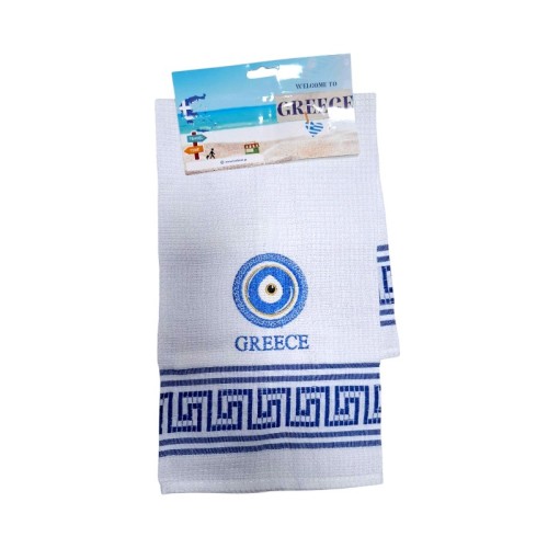 Πετσέτα ποτηρόπανο Souvenir με κέντημα - Σετ 12pcs - Greece - 416181 Πετσέτα ποτηρόπανο Souvenir με κέντημα - Σετ 12pcs - Greece - 416181