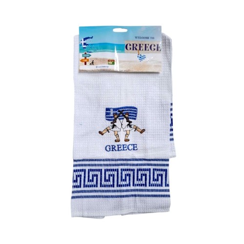 Πετσέτα ποτηρόπανο Souvenir με κέντημα - Σετ 12pcs - Greece - 416198 Πετσέτα ποτηρόπανο Souvenir με κέντημα - Σετ 12pcs - Greece - 416198
