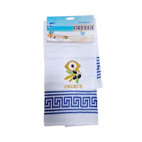 Πετσέτα ποτηρόπανο Souvenir με κέντημα - Σετ 12pcs - Greece - 416211 Πετσέτα ποτηρόπανο Souvenir με κέντημα - Σετ 12pcs - Greece - 416211